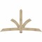 Ekena Millwork Davenport Rough Sawn Timber Gable Bracket, Douglas Fir, 96"W x 52"H x 6"D x 6"F, 13/12 Pitch GBW096X52X0606DAV00RDF - alternate 1